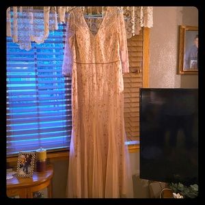Mother of Bride Dress Adrianna Papell Sz 16